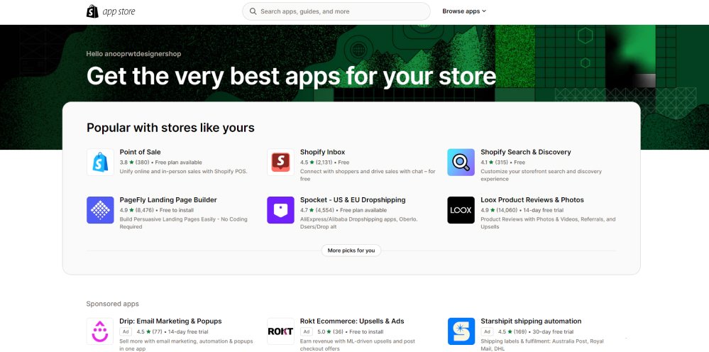Optimized Shopify storefront