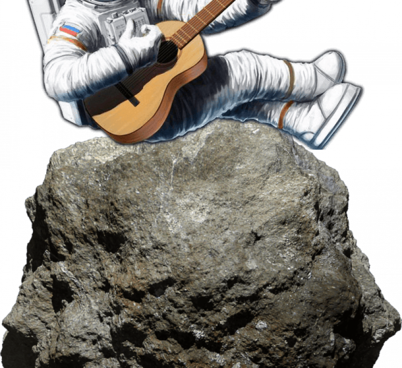 playing guitar